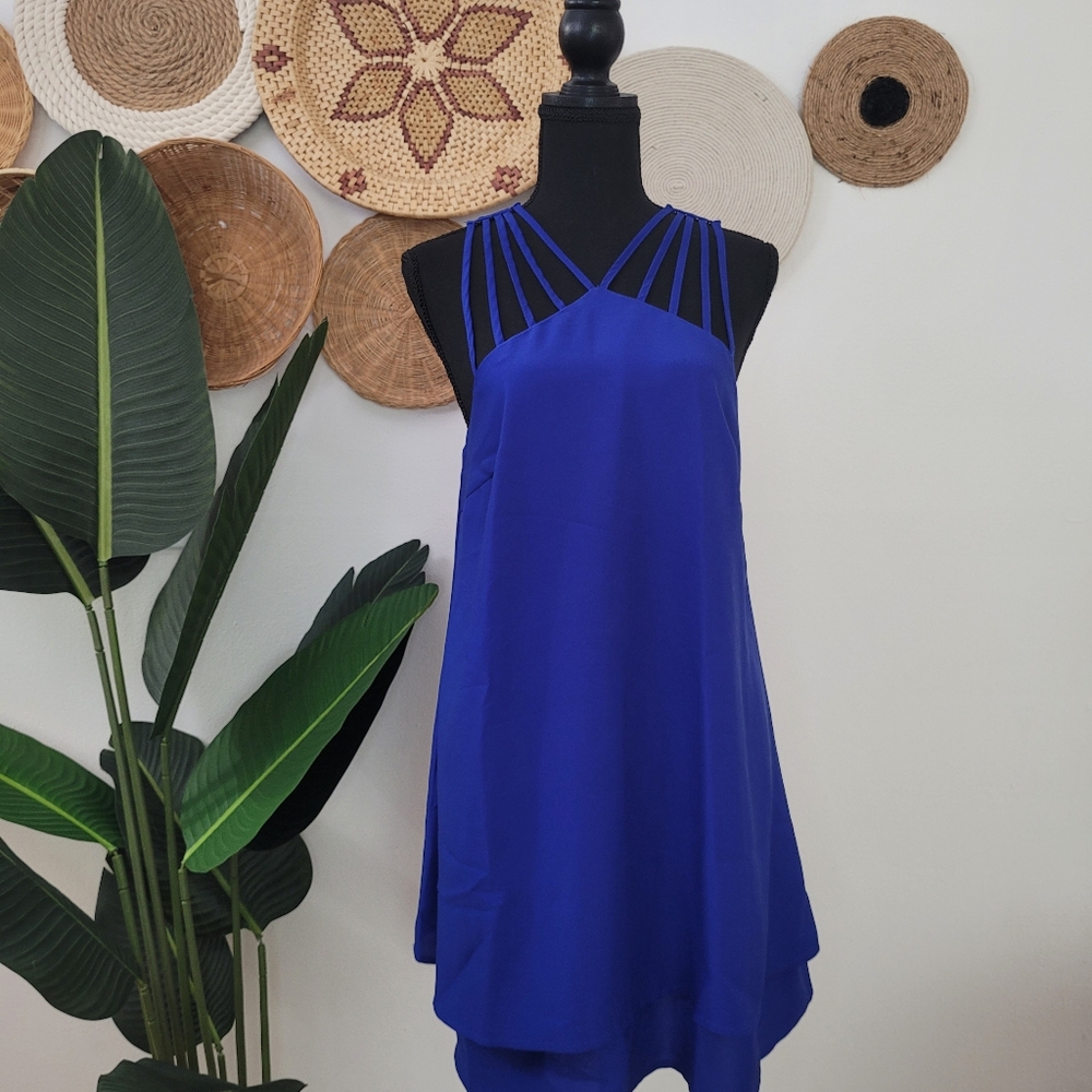 Summer Royal Mini Dress - Medium